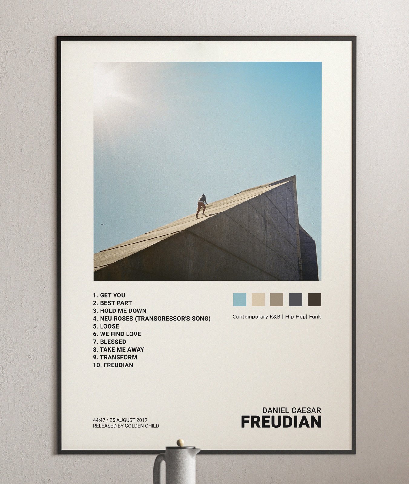 Daniel Caesar - Freudian Album Cover Poster Print | Architeg Prints